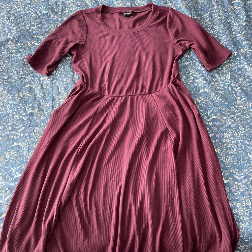 Torrid Dress in Plum